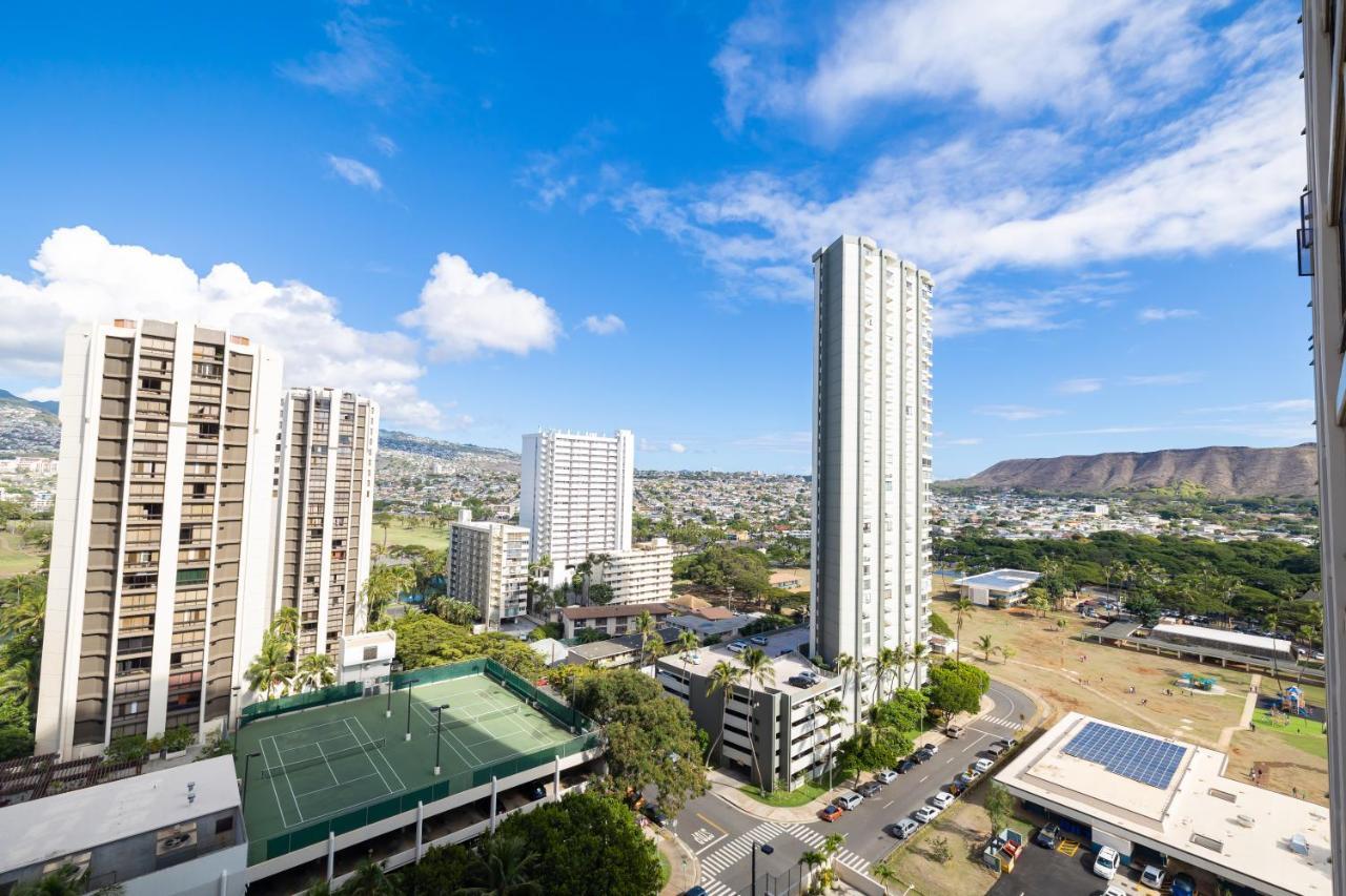 호놀룰루 Beautiful Mountain View In Waikiki Sunset With Parking 아파트 외부 사진