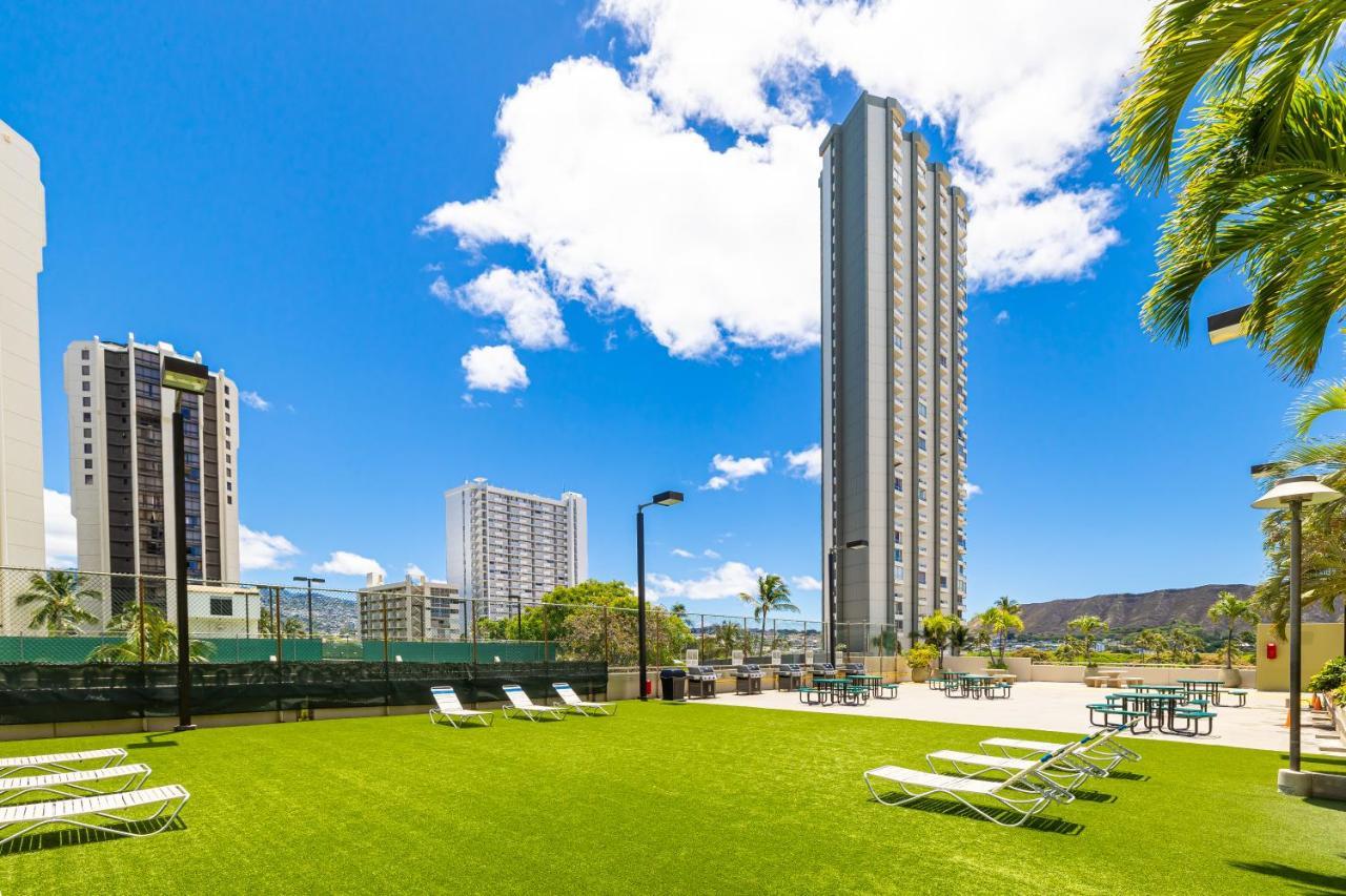 호놀룰루 Beautiful Mountain View In Waikiki Sunset With Parking 아파트 외부 사진