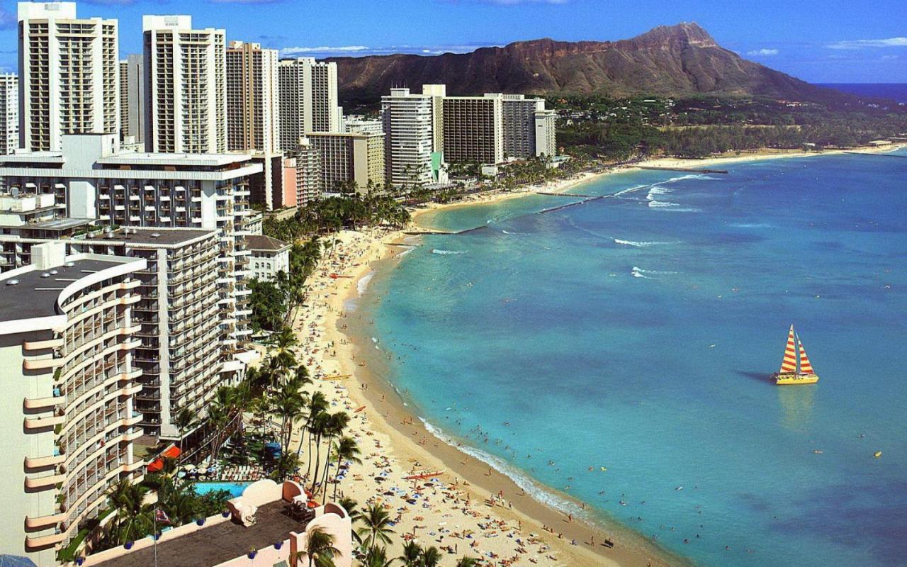 호놀룰루 Beautiful Mountain View In Waikiki Sunset With Parking 아파트 외부 사진